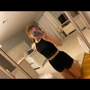 two piece black set